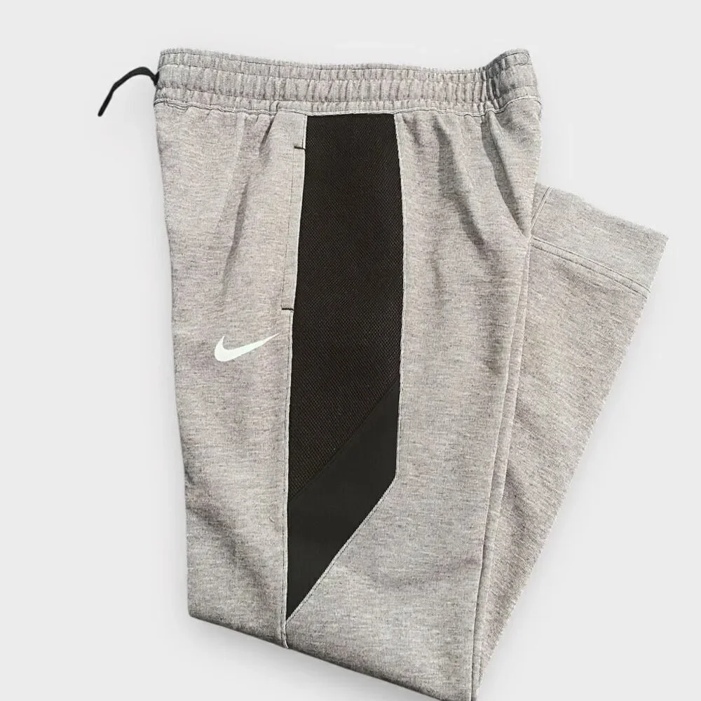 Nike Dri-Fit Showtime Basketball Pants Joggers Black Grey Boys size M CQ5362-032